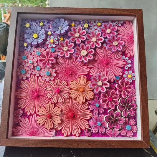 Papier à lettres initiales Quilling - Cadeaux artistiques initiaux pour vos proches, cadeau initial personnalisé
