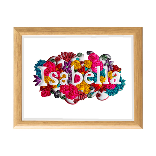 Panneau de nom de famille en papier 3D, motif quilling, cadeau de mariage personnalisé, nom en quilling, panneau mural