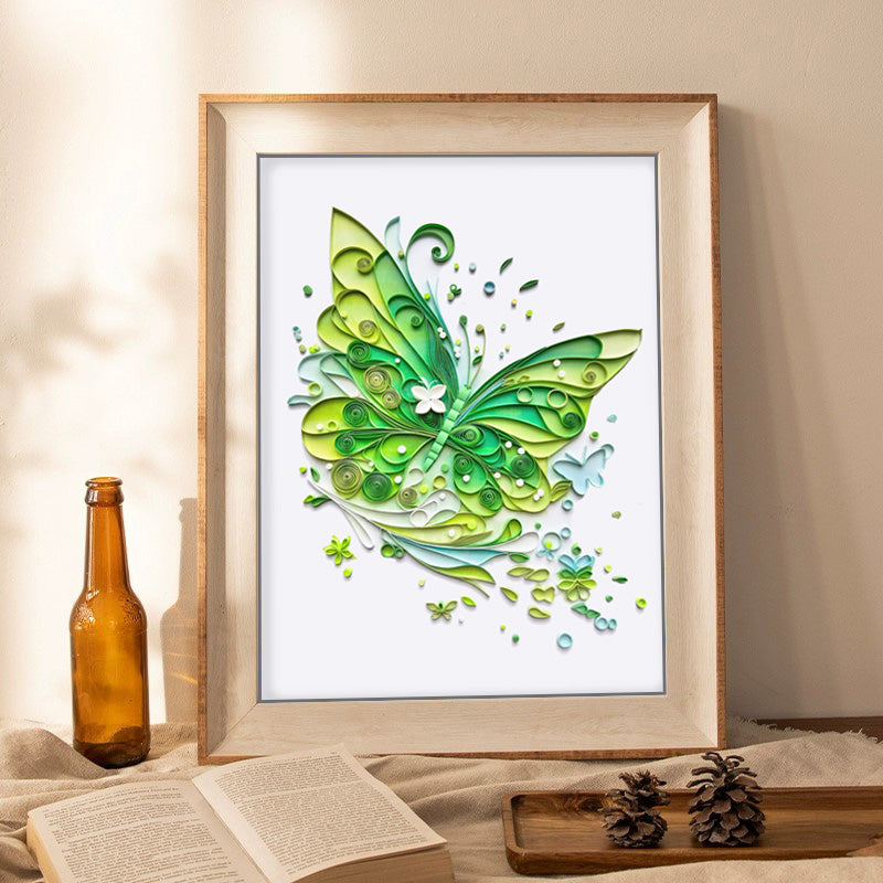 Quilled Paper Butterflies Paper, Quilled Paper Butterflies Printable Paper, Quilled Paper Butterflies Journal Supplies, Journal Inserts