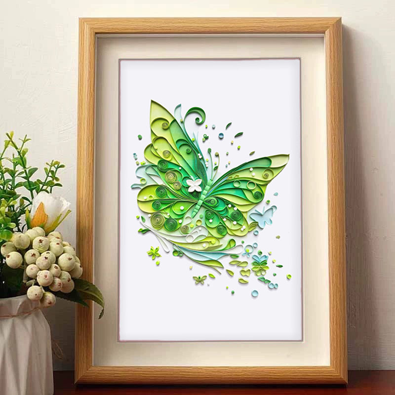 Quilled Paper Butterfly - Quilling Art - Unique Gift